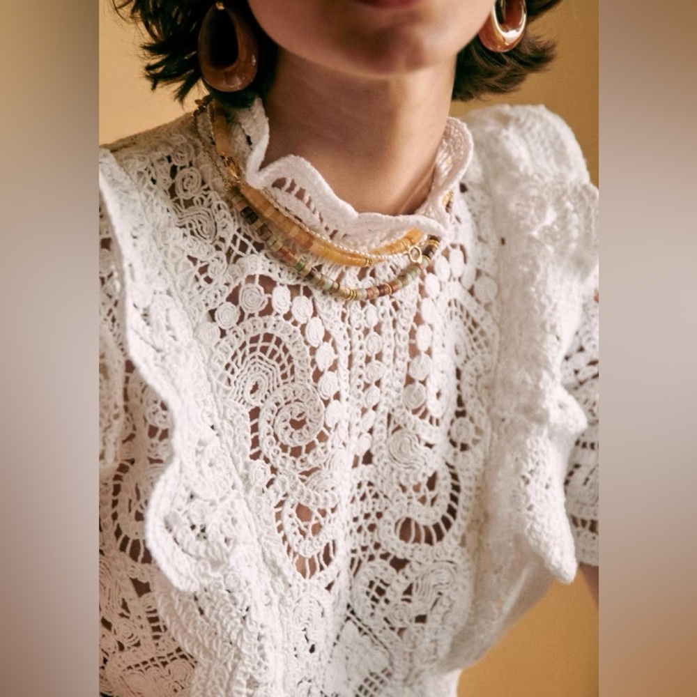 Sezane Paulleta Blouse. 36 - Picture 3 of 12